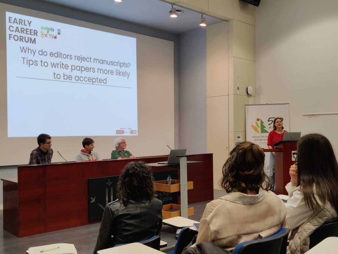 Why Do Editors Reject Manuscripts? Agrotecnio’s Early Career Forum ...