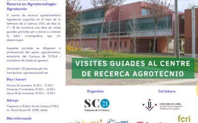 Agrotecnio obre les seves portes a la ciutadania per la Setmana de la Ciència