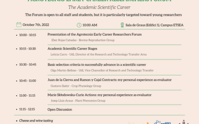 Registration open for the ‘Early career researchers Forum’