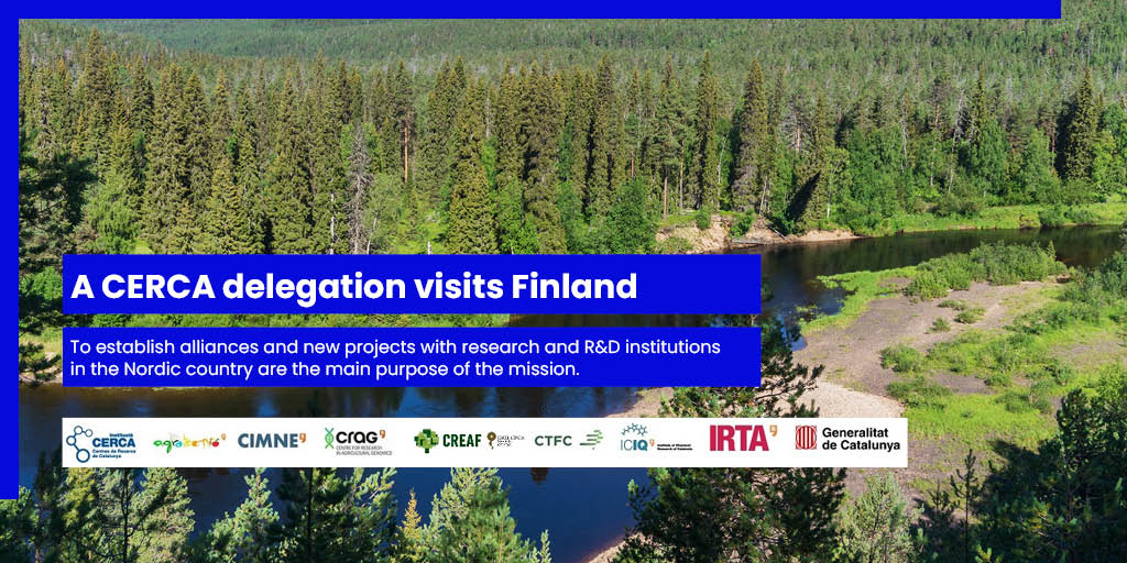 Agrotecnio integra la visita de la delegació de CERCA a Finlàndia