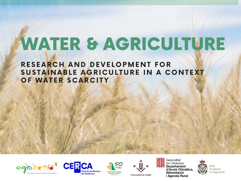 Registration open for the event ‘Water & Agriculture: Research and development for sustainable agriculture in a context of water scarcity’