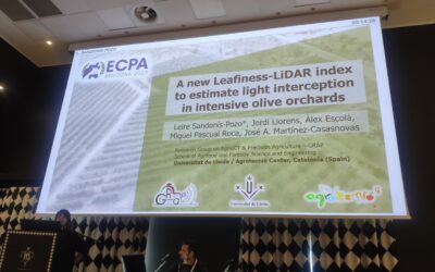 Five oral presentations and two posters by Agrotecnio-UdL researchers during the 14th European Conference on Precision Agriculture